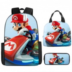 Size is onesize Super Mario backpack boyz lunch box kids pencil case kit