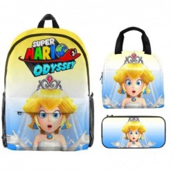 Size is onesize Super Mario backpack boys lunch box girls pencil case canvas