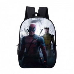 Deadpool printed backpack for school terylene