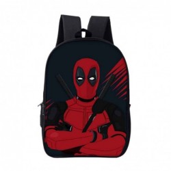 Deadpool printed backpacks for school Double bag