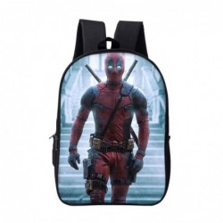 Deadpool printed backpack for college Curved shoulder