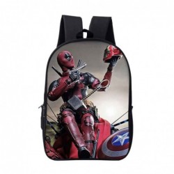 Deadpool printed backpack for kids terylene