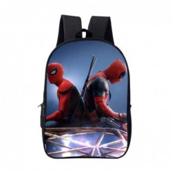 Deadpool printed a backpack for girls Curved shoulder