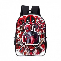 Deadpool printed backpack for traveling Double bag