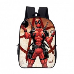 Deadpool printed backpack boys Oxford cloth