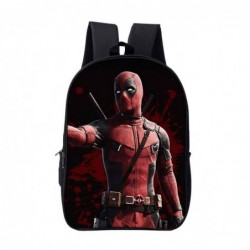 Deadpool printed backpack for traveling Headphone jack