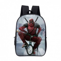 Deadpool printed backpacks for school terylene