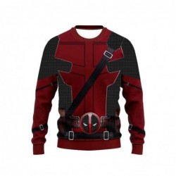 Size is XS teenager Deadpool Wolverine Long Sleeve sweatshirt 9 years old