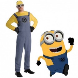 Size is M Despicable Me Minions Couples Halloween Costumes For Adult