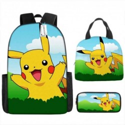 Size is onesize pokemon pikachu backpacks for school pencil box girls