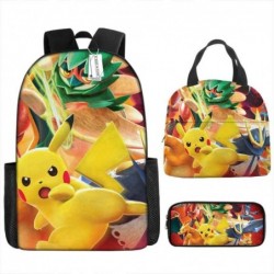 Size is onesize Pokemon boys school bag lunch bag boys cute pencil case