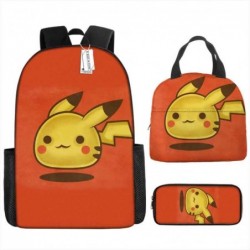 Size is onesize Pokemon backpack for boys cute lunch bag canvas pencil case