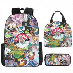 Size is onesize Pokemon travel backpack lunch bag for girls boys pencil case