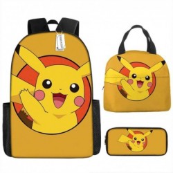 Size is onesize pokemon pikachu backpack kids boys anime lunch bag