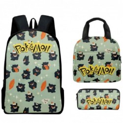 Size is onesize Pokemon backpack boys lunch bag for girls cute pencil case