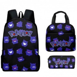 Size is onesize Pokemon travel backpack cooler lunch bag fabric pencil case