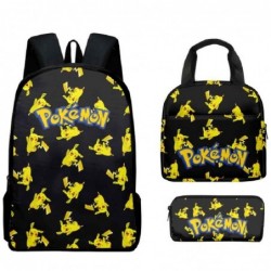 Size is onesize Pokemon travel backpack lunch bag and purse pencil case box