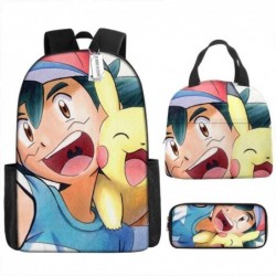 Size is onesize pokemon pikachu backpack middle school lunch bag and purse