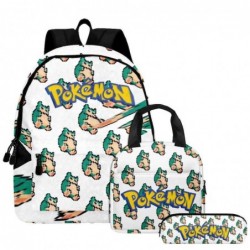 Size is onesize Pokemon travel backpack lunch bag big pencil case pouch