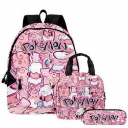 Size is onesize Pokemon travel backpack lunch bag cool pencil case cute