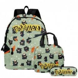 Size is onesize Pokemon travel backpack girls lunch bag pencil case canvas