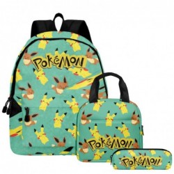 Size is onesize Pokemon outdoor backpack lunch bag kids pencil case for kids