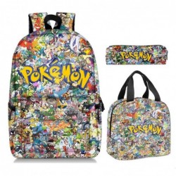 Size is onesize pokemon pikachu school bags for girls pencil case kit