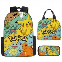 Size is onesize Pokemon backpack boys girls lunch bag pencil case for girls