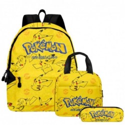 Size is onesize Pokemon backpack boys lunch bag cool pencil case girls