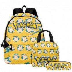 Size is onesize Pokemon outdoor backpack elegant lunch bag pencil case cute