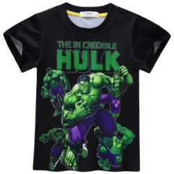 Size is 3T-4T(110cm) kids' The Hulk Print Two Piece Set Pajamas Short Sleeves T-shirt