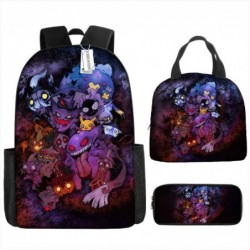 Size is onesize Pokemon backpack boys lunch bag bookbag pencil case kawaii