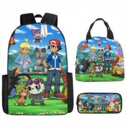 Size is onesize Pokemon backpack for boys lunch bag anime girls pencil case