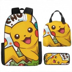 Size is onesize Pokemon school bag for kids lunch bag cool boys pencil case