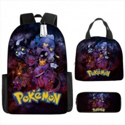 Size is onesize Pokemon backpack for boys lunch bag boys pencil box girls