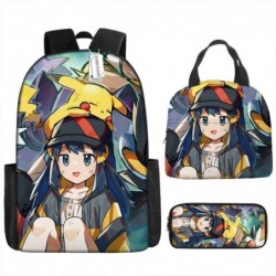 Size is onesize Pokemon backpack for boys cooler lunch bag girls pencil case