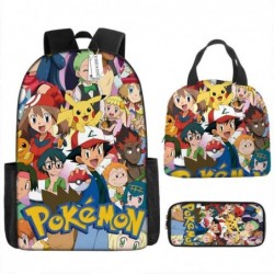 Size is onesize Pokemon boys school bag girls lunch bag girls pencil case