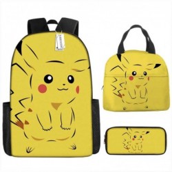 Size is onesize Pokemon boys school bag lunch bag for school pencil case kit