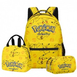 Size is onesize Pokemon travel backpack lunch bag bookbag pencil case pouch