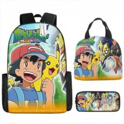 Size is onesize Pokemon backpack for boys elegant lunch bag boys pencil case