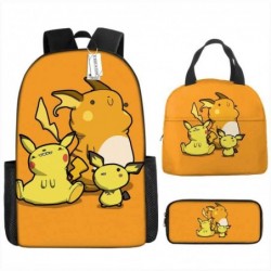 Size is onesize pokemon pikachu outdoor backpack lunch bag for kids