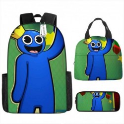 Size is onesize Rainbow Friends backpack travel lunch bag boys cute pencil case