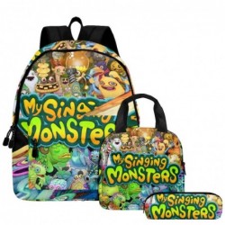 Size is onesize My Singing Monsters backpack for school lunch bag boys