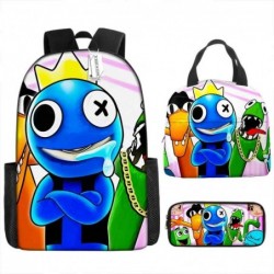 Size is onesize Rainbow Friends backpack boys lunch bag bookbag pencil case big