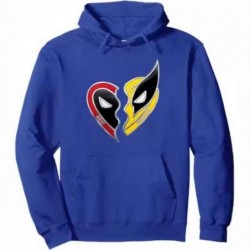 Size is XS For teenager 11 years old Deadpool Wolverine Long Sleeve hoodie