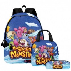 Size is onesize My Singing Monsters backpack for school pencil case canvas