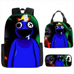 Size is onesize Rainbow Friends backpack boys lunch bag girls anime pencil case