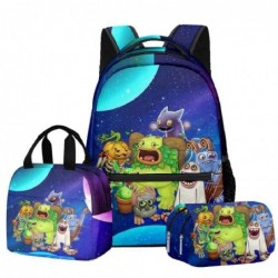 Size is onesize My Singing Monsters backpack for school lunch bag big