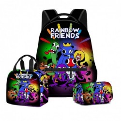 Size is onesize Rainbow Friends backpack travel girls lunch bag pencil case box