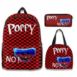 Size is onesize Poppy Playtime boys school bag lunch bag kids pencil case bag